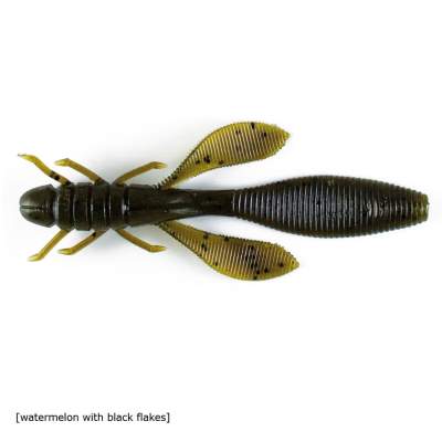 Owner Yuki Bug 85 Creature Bait (YB-85-05 ), 3,3 8,5cm - watermelon with black flakes - 8Stück