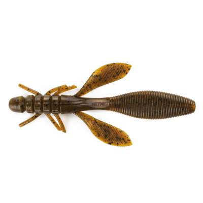 Owner Yuki Bug 110 Creature Bait (YB-110-01), 4,3 11,0cm - green Punpkin with black flakes - 7Stück