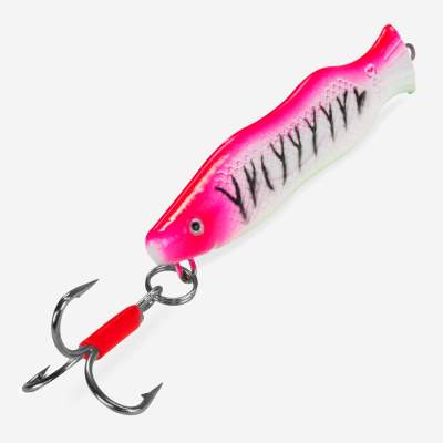 Team Deep Sea Dorsch Jigger 250g Pink Fluo Mackerel, 14cm - Pink Fluo Mackerel - 250g - Gr.6/0 - 1Stück