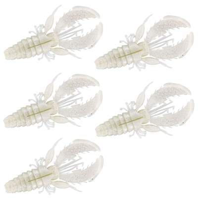 Westin CreCraw Creaturebait 8,5cm - Glow White - 7g - 5Stück