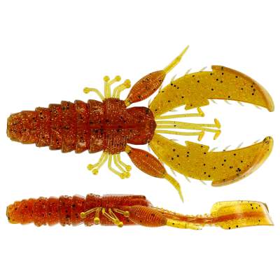 Westin CreCraw Creaturebait 10cm - Motoroil Pepper - 12g - 4Stück