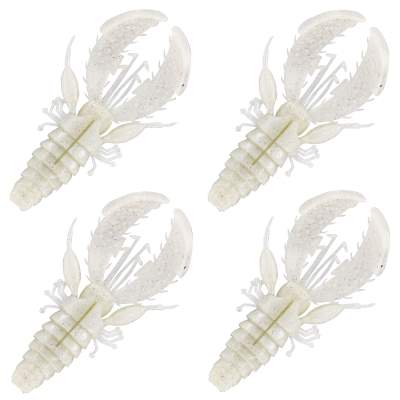 Westin CreCraw Creaturebait 10cm - Glow White - 12g - 4Stück