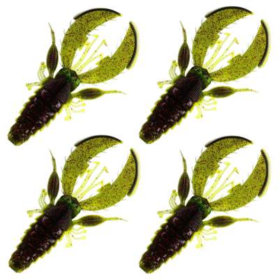 Westin CreCraw, 10cm - Black/Chartreuse - 12g - 4Stück