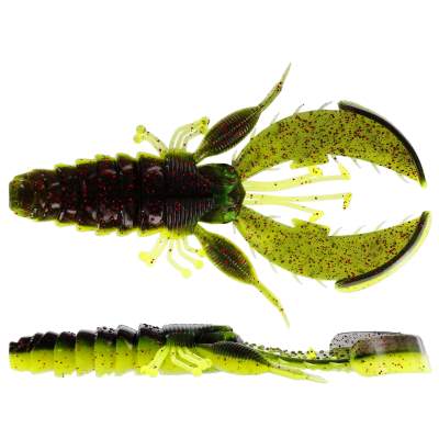 Westin CreCraw - Creaturebait 10cm - Black/Chartreuse - 12g - 4Stück