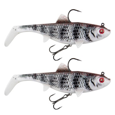 Fox Rage Replicant Wobble Swimbait 7.5cm - UV Zebra - 11g - 2 Stück