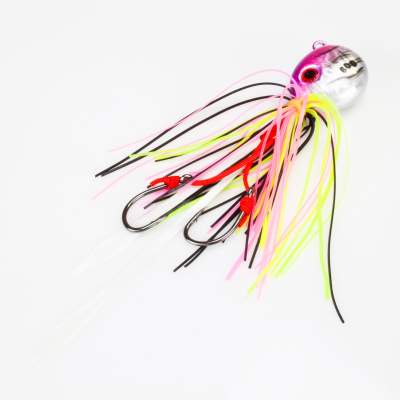 Angel Domäne Fireball Squid Jig silver purple 60g silver purple - 60g - 1Stück