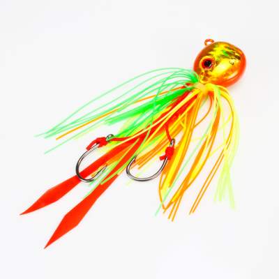 Angel Domäne Fireball Squid Jig orange gold 60g orange gold - 60g - 1Stück