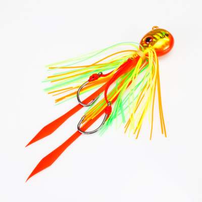 Angel Domäne Fireball Squid Jig orange gold 40g, orange gold - 40g - 1Stück