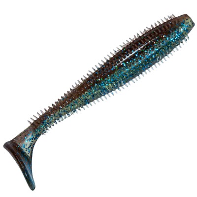 Fox Rage Spikey Shad Ultra UV Gummifisch 6cm - Blue Guts - 1 Stück