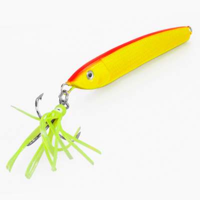 Team Deep Sea Fishscale Pilker 200g orange/ gelb orange/yellow - 200g - Gr.4/0 - 1Stück