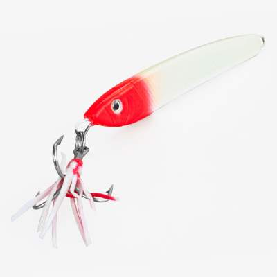 Team Deep Sea Fishscale Pilker 300g Fluogrün Red Head fluogreen red head - 300g - Gr.6/0 - 1Stück