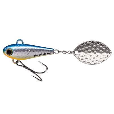 SpinMad Originals Jag 18g Tail Spinner 8cm - 18g - Blau / Silber