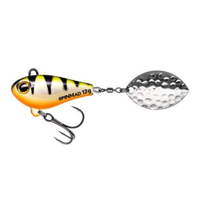 SpinMad Jigmaster 12g - Tail Spinner 8cm - 12g - Grün / Orange