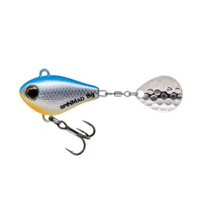 SpinMad Jigmaster 8g Tail Spinner 7cm - 8g - Blau / Silber