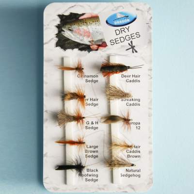 X-Version Fly Fliegenset: DRY SEDGES,