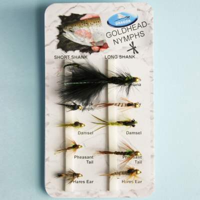 X-Version Fly Fliegenset: GOLDHEAD NYMPHS,