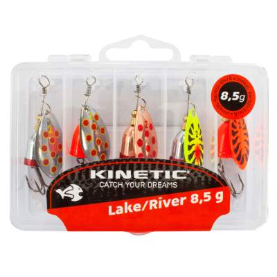 Devilfish Spinnerset Lake/River 5 Stück 8,5g, gemischt - 8,5g - 7Stück