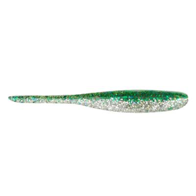 Keitech Shad Impact, 3 - 7,5cm - 2,1g - Green Sardine - 10Stück