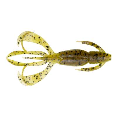 Keitech Crazy Flapper Creaturebait 2,8 - 7cm - 3,5g - Green Pumpkin / Chartreuse - 8Stück