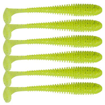 Keitech Swing Impact, 4,5 - 12,5cm - 9g - Toxic Chart- 6Stück