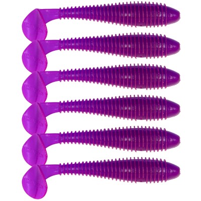 Keitech FAT Swing Impact Gummifisch 3,8 - 9,5cm - 9g - Purple Chameleon - 6Stück