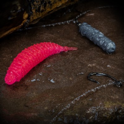 Troutlook Shaky Worms, 6,0cm - 1,2g - Neon Pink