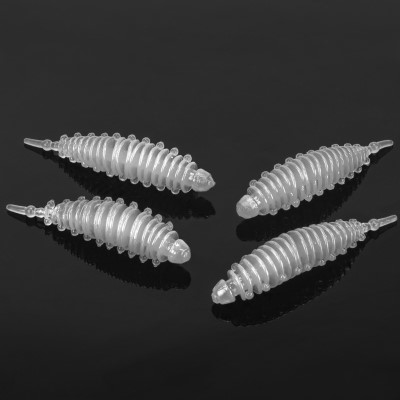 Troutlook Shaky Worms, 6,0cm - 1,2g - White