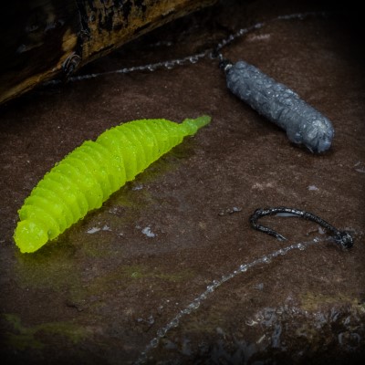 Troutlook Shaky Worms Forellengummi 6,0cm - 1,2g - Neon Chartreuse