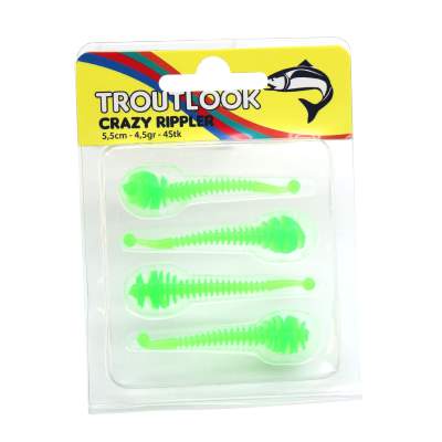 Troutlook Crazy Rippler, 5,50cm - 1g -Neon Green