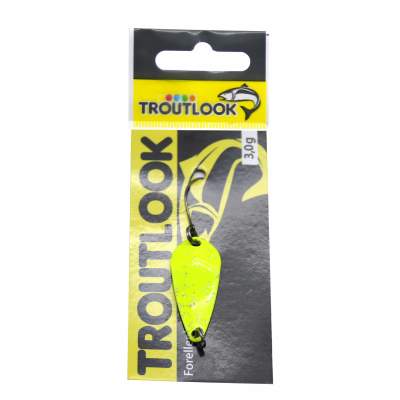 Troutlook Forellenkelle Spoon, 3,0g - shining yellow