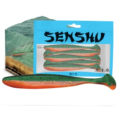 Senshu Breazy Shiner 5 Stück, 10cm - 5,37g - 5Stück - Angry Carrot