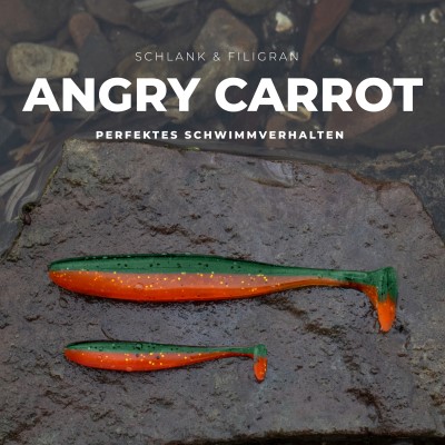 Senshu Breazy Shiner 5 Stück Gummifische 12cm - 8,77g - 5Stück - Angry Carrot