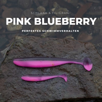 Senshu Breazy Shiner 5 Stück Gummifische 5,0cm - 1,05g - 5Stück - Pink Blueberry