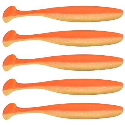 Senshu Breazy Shiner 5 Stück Gummifische 5,0cm - 1,05g - 5Stück - Orange Glow
