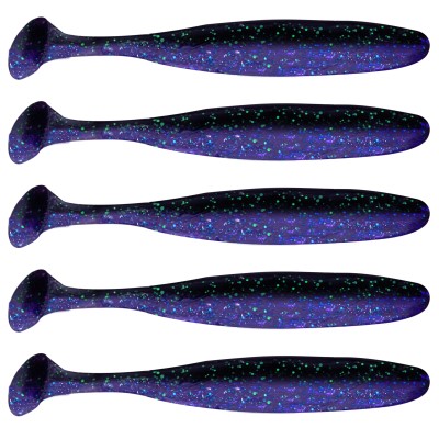 Senshu Breazy Shiner 5 Stück Gummifische 10cm - 5,37g - 5Stück - Purple Moon