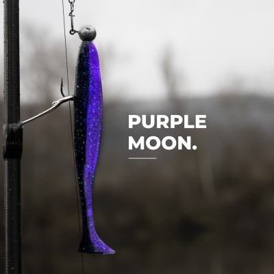 Senshu Breazy Shiner 5 Stück Gummifische 12cm - 8,77g - 5Stück - Purple Moon