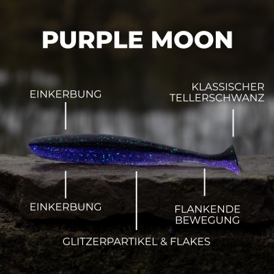 Senshu Breazy Shiner 5 Stück, 12cm - 8,77g - 5Stück - Purple Moon