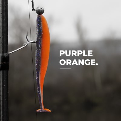 Senshu Breazy Shiner 5 Stück, 10cm - 5,37g - 5Stück - Purple Orange