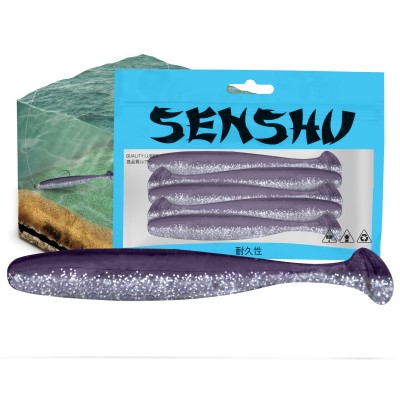 Senshu Breazy Shiner 5 Stück Gummifische 5,0cm - 1,05g - 5Stück - Lilac Ice