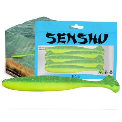 Senshu Breazy Shiner 5 Stück, 12cm - 8,77g - 5Stück - Lemonade