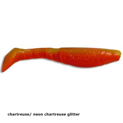 Angel Domäne Gummifische Action Shads 10cm 3er Pack chartreuse/neon chartreuse 10cm - chartreuse/neon chartreu - 3Stück