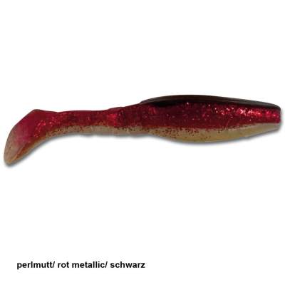 Angel Domäne Gummifische Action Shads 10cm 3er Pack perlmutt/rot metallic, - 8,5cm - perlmutt/rot metallic/sc - 3Stück