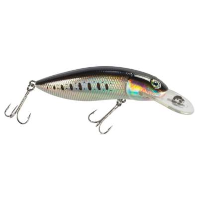 Wobbler Happy Bait mit Wechseltauchschaufel black silver,