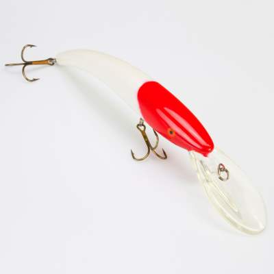 Der Zanderwobbler Deep Wally Minnow DR red head classic,