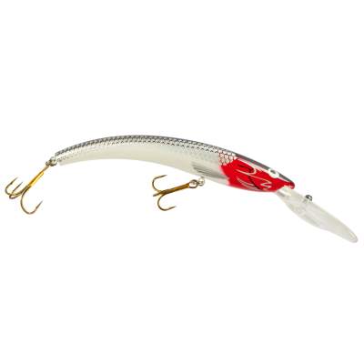 Der Zanderwobbler Deep Wally Minnow DR red head baitfish