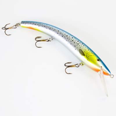 Der Zanderwobbler Wally Minnow SR blue silver point, blue silver point