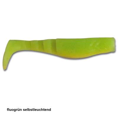 Angel Domäne Gummifische Action Shads 5cm 8er Pack fluogrün selbstleuchtend, - 5,0cm - fluogrün selbstleuchtend - 8Stück