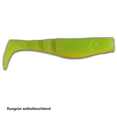 Angel Domäne Gummifische Action Shads 5cm 8er Pack fluogrün selbstleuchtend 5,0cm - fluogrün selbstleuchtend - 8Stück
