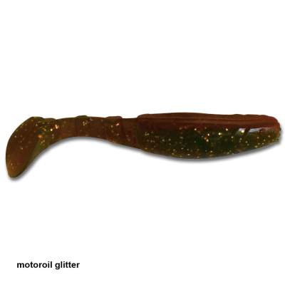 Angel Domäne Gummifische Action Shads 5cm 8er Pack motoroil glitter, - 5,0cm - motoroil glitter - 8Stück