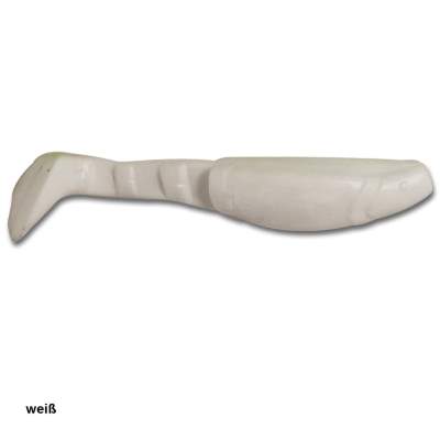 Angel Domäne Gummifische Action Shads 6,5cm 6er Pack Weiß 6,5cm - weiß - 6Stück